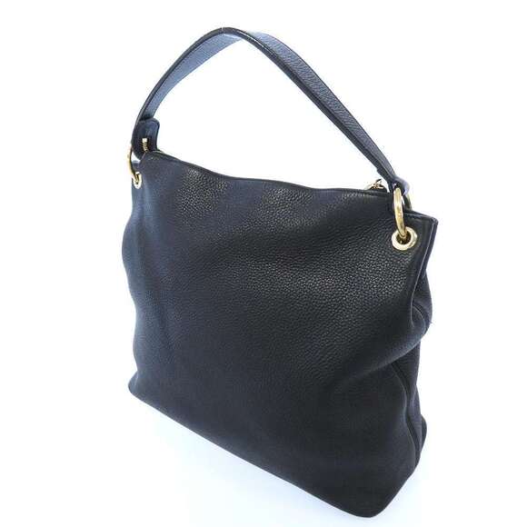 Gucci Handbags - Gucci Tassel Shoulder Bag GG Hobo Black Interlocking Soho Black
